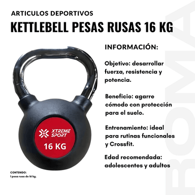 KETTLEBELL PESAS RUSAS 16 KG - 2