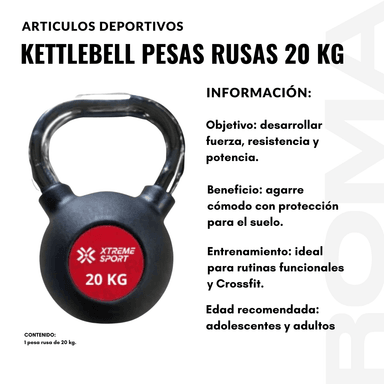 KETTLEBELL PESAS RUSAS 20 KG - 2