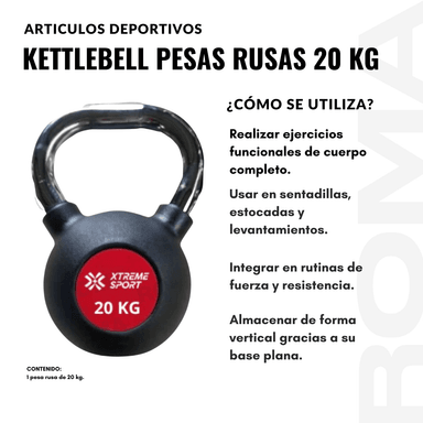 KETTLEBELL PESAS RUSAS 20 KG - 3