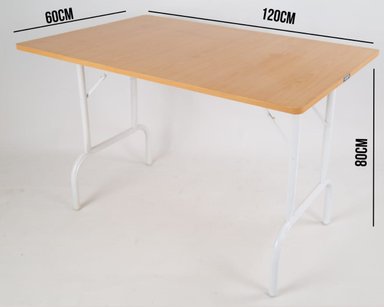 MESA PLEGABLE ATAHUALPA MP12060H 120 CM X 60 CM HAYA