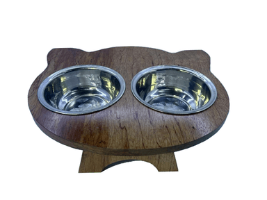 COMEDERO MADERA GATO MESA GATO MESA GATITO SAMI STORE