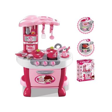 COCINA PARA NIÑAS LITTLE CHEF DE 31 PIEZAS - 1