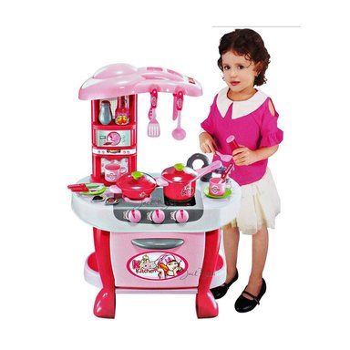 COCINA PARA NIÑAS LITTLE CHEF DE 31 PIEZAS - 3
