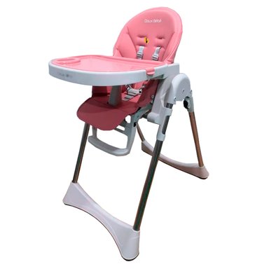 SILLA COMER DOUX BEBE SUPER-002 ROSADO SUPER