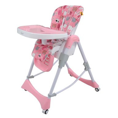 SILLA COMER EBABY LORI ROSADO - 2