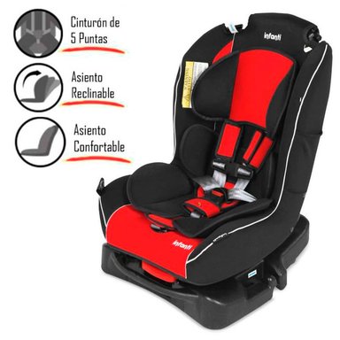 SILLA AUTO INFANTI SIV2-003 ROJO RECIÉN NACIDO