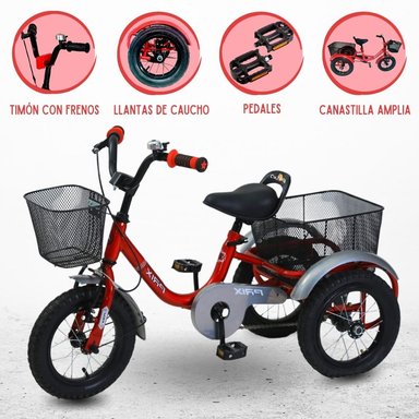 TRICICLO CHAVO PRIX »CADENA» RED - 1