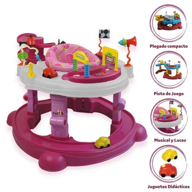 ANDADOR BEAUTIFUL SALTARÍN 5 EN 1 CARRUSEL PINK