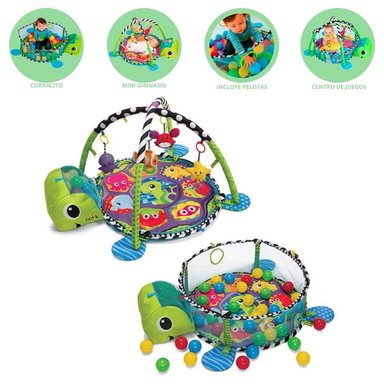 GIMNASIO CORRAL PORTÁTIL TORTUGA