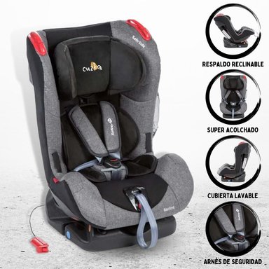 SILLA AUTO SAFETY 1ST RECLINE NEW GRIS RECIÉN NACIDO