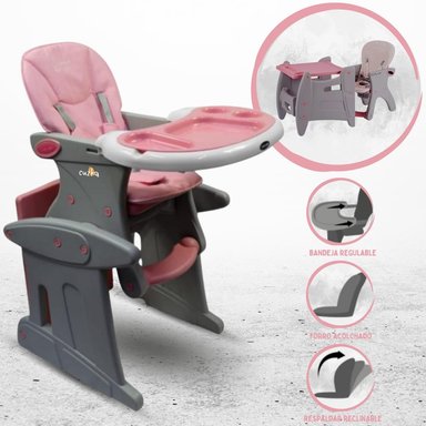 SILLA ESCRITORIO BABY KITS »MAGIC» LIGHT PINK