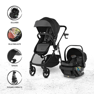 COCHE TRAVEL SYSTEM SUMMER MIRIA LX NEGRO PARA BEBÉ MYRIA LX BLACK