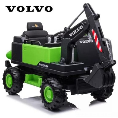 CARRO A BATERÍA CUZKA 24V MP4 PARA NIÑOS «EXCAVADORA VOLVO» GREEN - 2