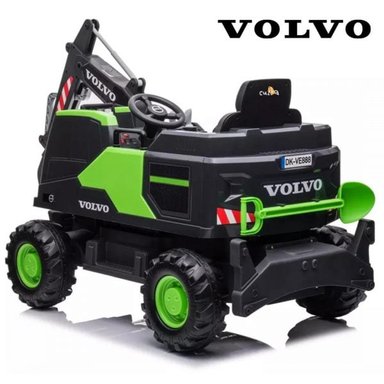 CARRO A BATERÍA CUZKA 24V MP4 PARA NIÑOS «EXCAVADORA VOLVO» GREEN - 3