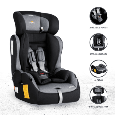 SILLA AUTO INFANTI GRAND PRIX V6 NEGRO +1 MES