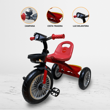 TRICICLO DOUX BEBE CHAVO PARA NIÑOS TRIKE II RED ROJO - 1