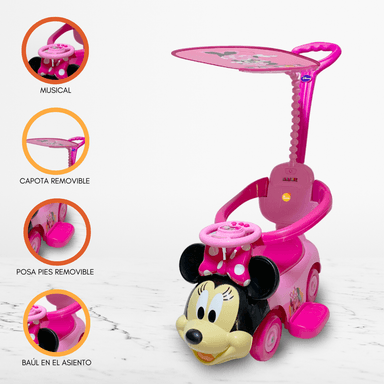 CORREPASILLO DISNEY MINNIE MOUSE ROSADO 2EN1 Y ACTIVIDADADES PARA BEBÉS