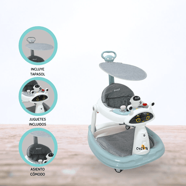 ANDADOR EBABY GUIADOR PARA BEBÉ LANA RED