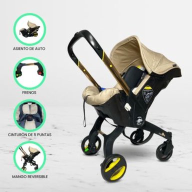 EDITAR PRODUCTO COCHE PORTABEBÉS 2 EN 1 PARA BEBÉS «DONNA GOLD» PINK