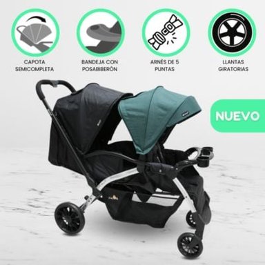 COCHE MELLICERO KRIPTO DUAL PARA NIÑOS BLACK