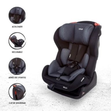 SILLA AUTO INFANTI MAYA ONYX MARRÓN