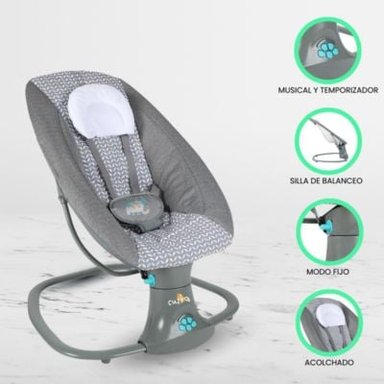 SILLA NIDO INFANTI 3 EN 1 DELUXE GRAY