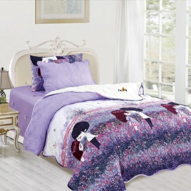 EDREDÓN TELA HIPOALERGÉNICO CON CARNERO 15PLZ + SET DE SÁBANAS