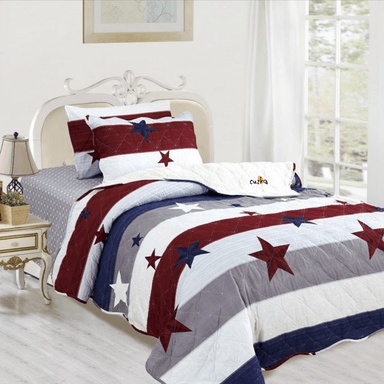 EDREDÓN CASATEX 1.5 PLAZAS BLANCO TELA HIPOALERGÉNICO CON CARNERO + SET SÁBANAS