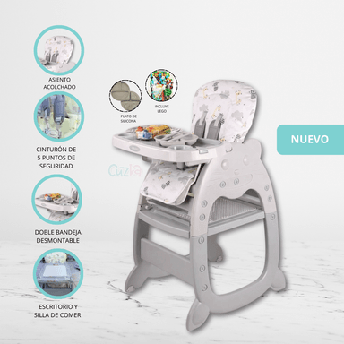 SILLA DE COMER ESCRITORIO «CHAISE» GRAY - 1
