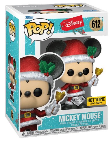 FIGURA COLECCIONABLE FUNKO POP! DISNEY DIAMOND COLLECTION! MICKEY MOUSE HOT TOPIC EXCLUSIVE - 1