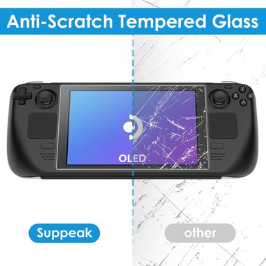PROTECTOR PANTALLA STEAM DECK OLED 2023 MICA VIDRIO TEMPLADO - 4