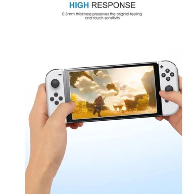 PROTECTOR DE PANTALLA MICA VIDRIO TEMPLADO NINTENDO SWITCH OLED - 6