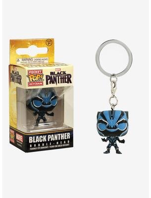 FUNKO POP! KEY CHAIN LLAVERO MARVEL BLACK PANTHER BLUE - 1