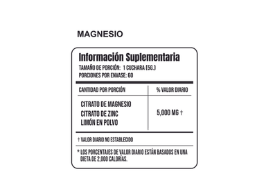 CITRATO DE MAGNESIO ZENDLAB EN POLVO 300GR - 2