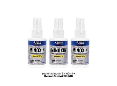 LOCION MINOXIDIL 5% 60ML DERMO SUMAK 3UND