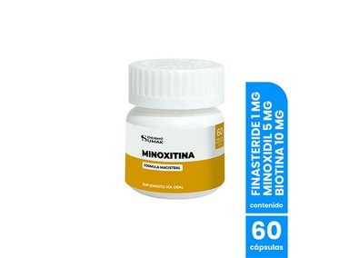 FINASTERIDE 1 MG Y MINOXIDIL 5 MG Y BIOTINA 10 MG X 60 CAPSULAS DERMO SUMAK