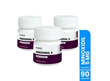 MINOXIDIL 5MG 30 CAPSULAS DERMO SUMAK 3UND