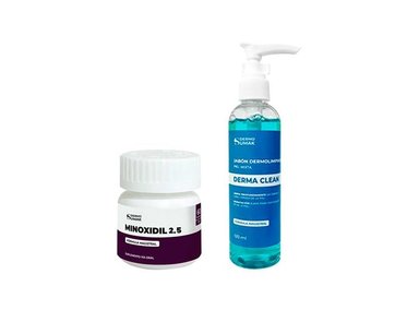 MINOXIDIL 2,5MG CÁPSULAS Y GEL FACIAL PIEL MIXTA A GRASA 120ML