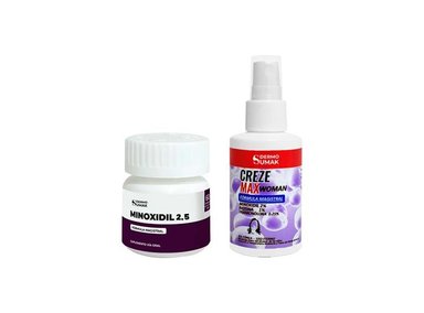 MINOXIDIL 2,5MG CÁPSULAS|LOCIÓN MINOXIDIL MUJER 60ML