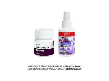 MINOXIDIL 2,5MG CÁPSULAS|LOCIÓN MINOXIDIL MUJER 60ML - 2