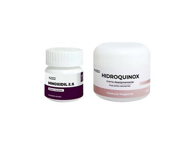 CUIDADO TOTAL MINOXIDIL 2,5MG Y HIDROQUINONA