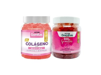 GOMITAS ADULTO COLAGENO Y BIOTINA + AGUAJE BBL ADULTOS