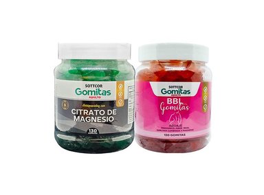 GOMITAS ADULTO CITRATO DE MAGNESIO + AGUAJE BBL ADULTOS