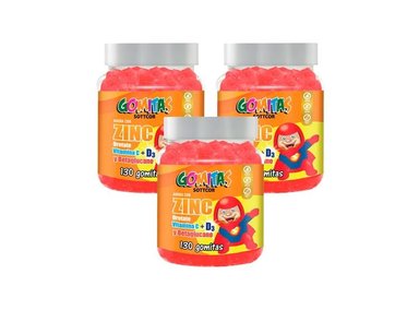 GOMITAS PARA NIÑOS ZINC OROTATE 130 GOMITAS SOTTCOR 3 UND