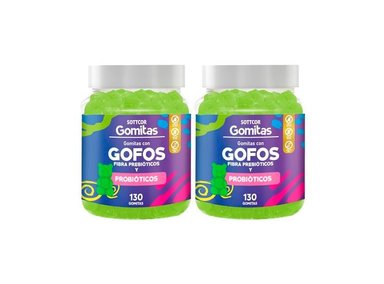 GOMITAS PARA NIÑOS GOFOS CON FIBRA 130 GOMITAS SOTTCOR 2 UND