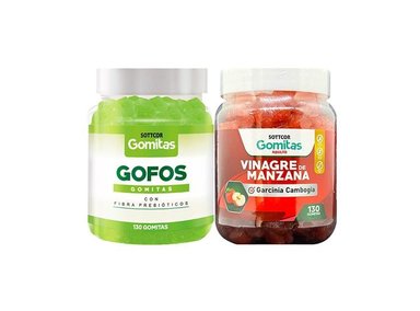 GOMITAS ADULTO GOFO CON FIBRA ADULTO + VINAGRE MANZANA