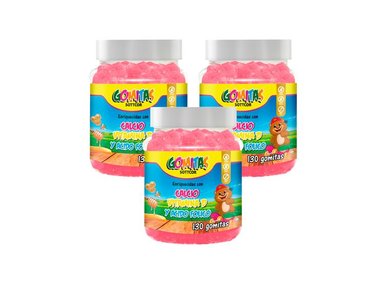 GOMITAS PARA NIÑOS CALCIO 130 GOMITAS SOTTCOR 3 UND