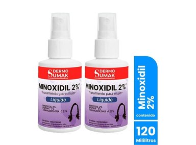 LOCIÓN MINOXIDIL MUJER 2% - DERMO SUMAK 2 UNI