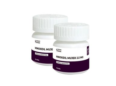 MINOXIDIL MUJER 2,5 MG - 60 CAPS DERMO SUMAK 2 UND - 2