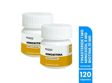 MINOXITINA 5 - 60 CAPSULAS- DERMO SUMAK 2 UNI